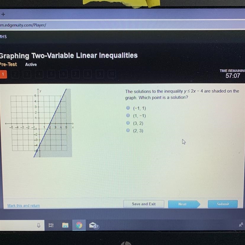 What point is a solution?-example-1