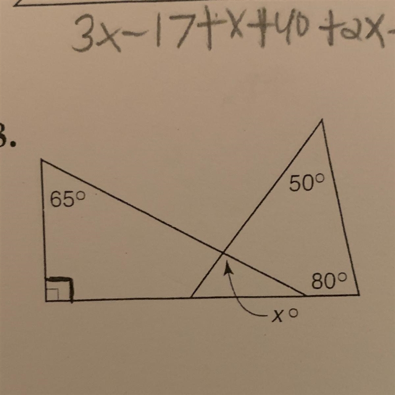 How to find X for number 8-example-1