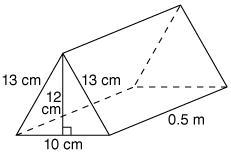 What is the volume of the following triangular prism? 30 cm3 60 cm3 1,800 cm3 3,000 cm-example-1