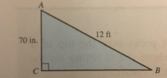 How do I find CosA, SinA, and TanA for a given right triangle? The triangle has A-example-1