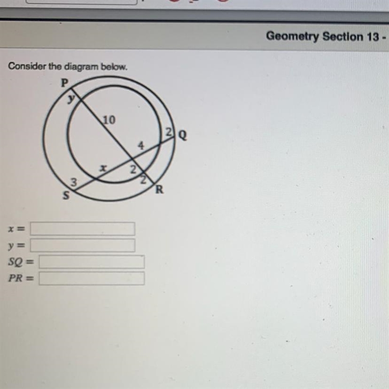 I need to know how to find x,y,SQ,PR-example-1