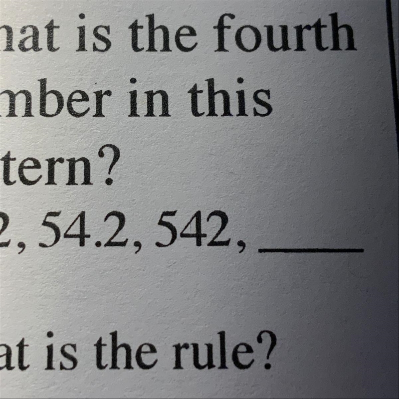 What is the fourth number in this pattern, and what is the rule?-example-1