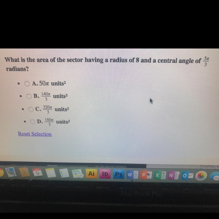 What is the area of the sector having ....-example-1