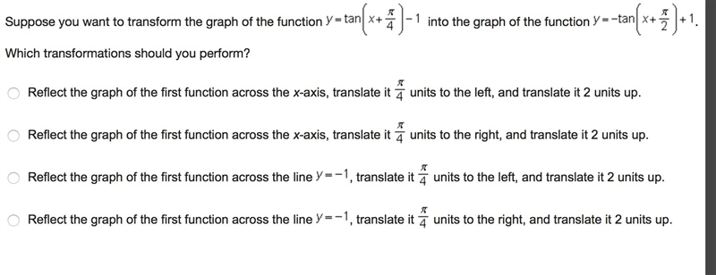 Suppose you want to transform the graph of the function into the graph of the function-example-1