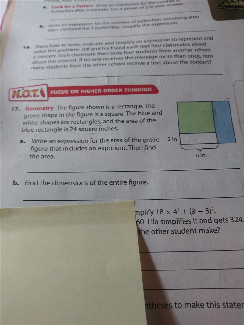 I need some help with both parts of 17.If you could help me, you would get 25 points-example-1