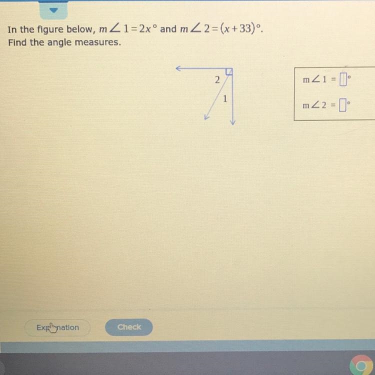 Solving an equation involving complementary or supplementary angles! Please help I-example-1