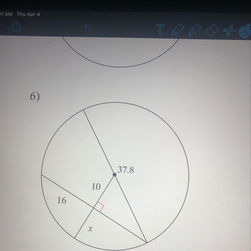 How do you find x? i know the answer is 8.9 (bc of answer key) but how do i get to-example-1