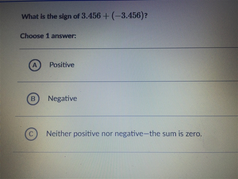 What is the sign of 3.456+(-3.456)-example-1