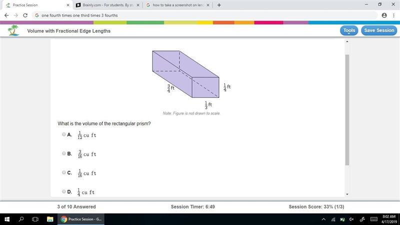 What is the volume of the rectangular prism?-example-1