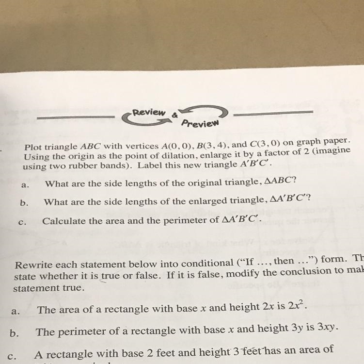 Can anyone please help me with this questions 2-51 “Plot triangle ABC with vertices-example-1