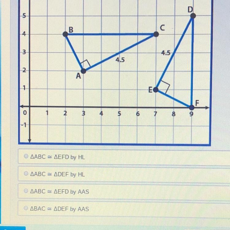 Which statement correctly names the conguent trianges and justifies the reason for-example-1