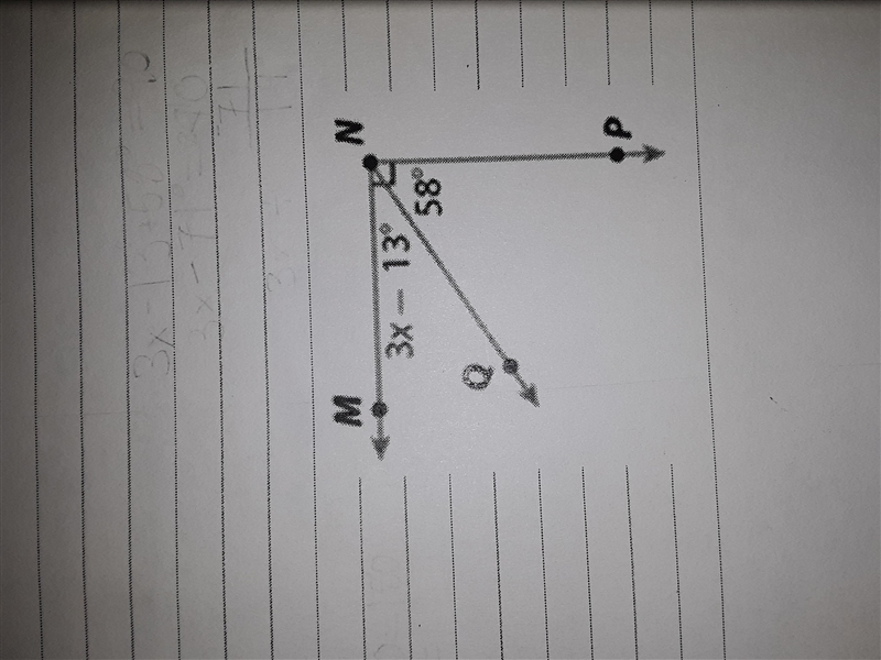 Solve for the MNQ angle, please add steps and how to get the answer please and thank-example-1