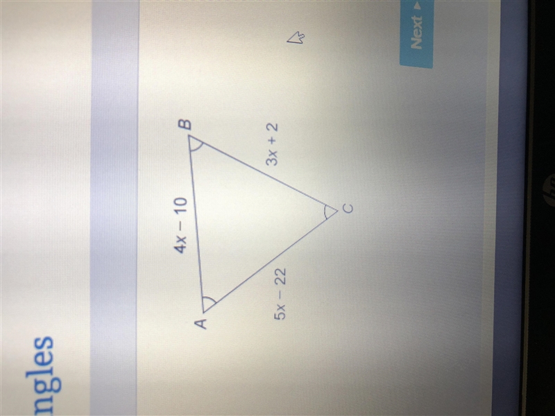 What is the value of x? Enter your answer in the box. x =___-example-1