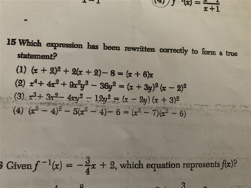 Which expression has been rewritten correctly to form a true statement-example-1