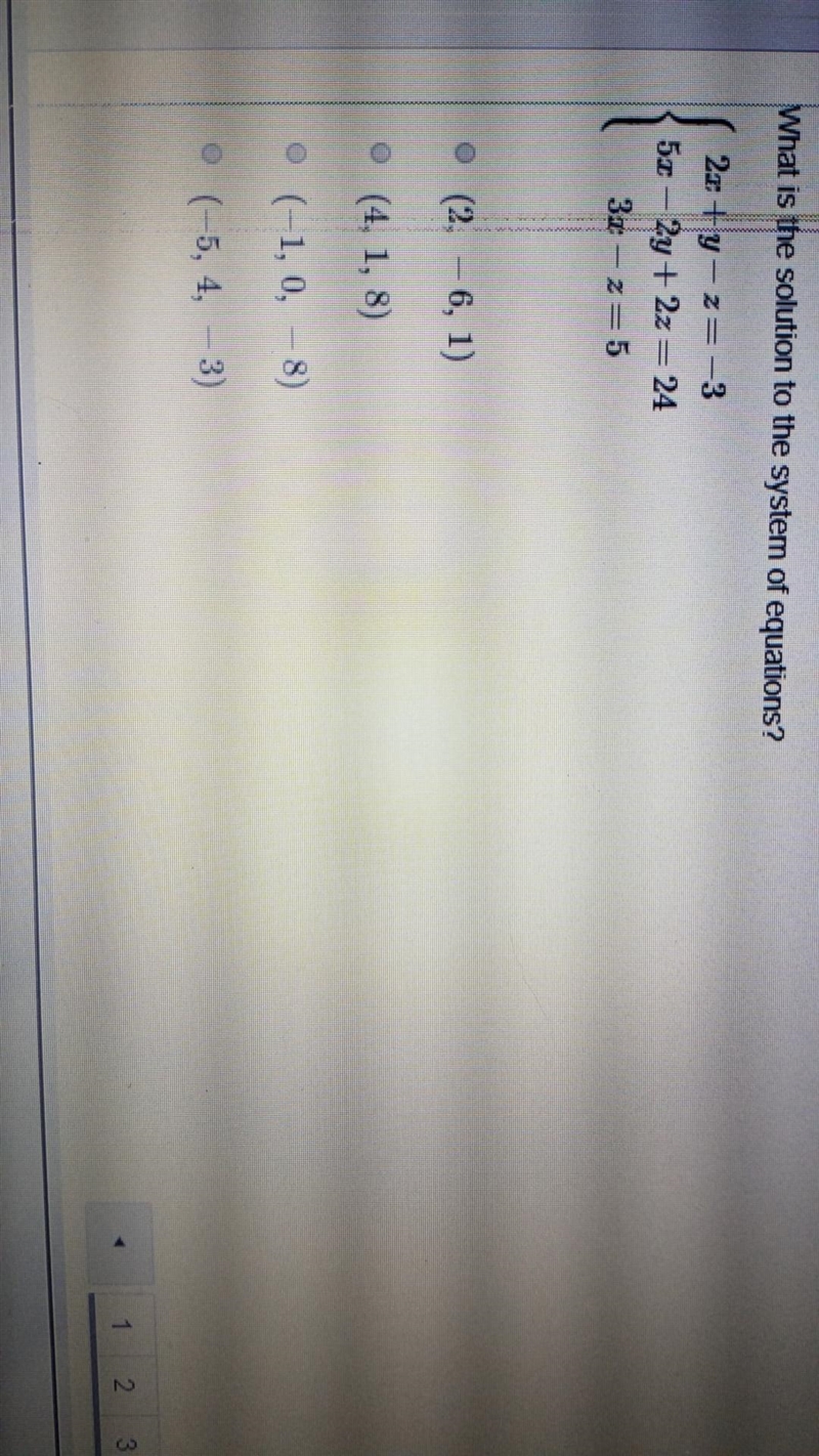 What is the solution to the system of equations?-example-2