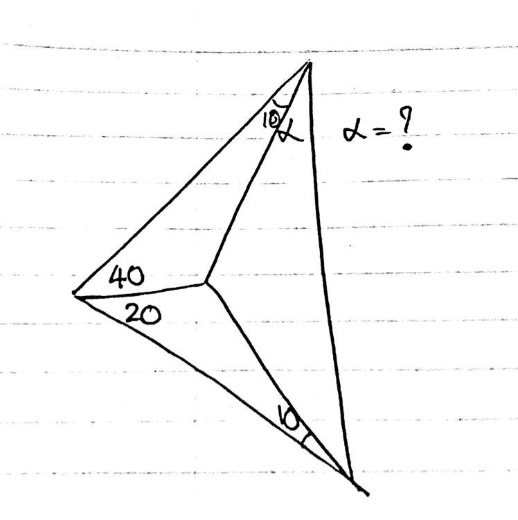 WORTH 50 POINTS PLEASE HELP MEEEE!!!!!!! The numbers up and down there are both 10 degrees-example-1