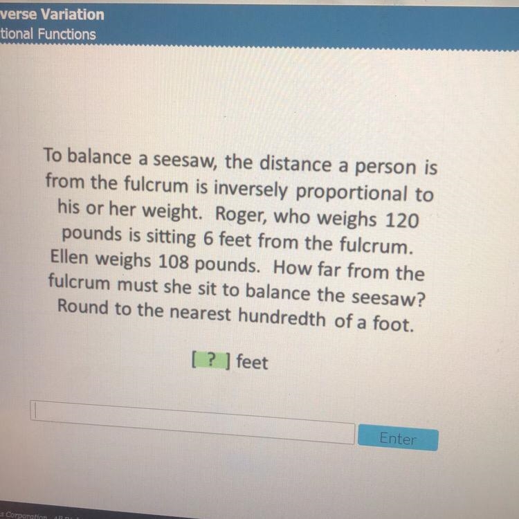 What is the feet distance-example-1