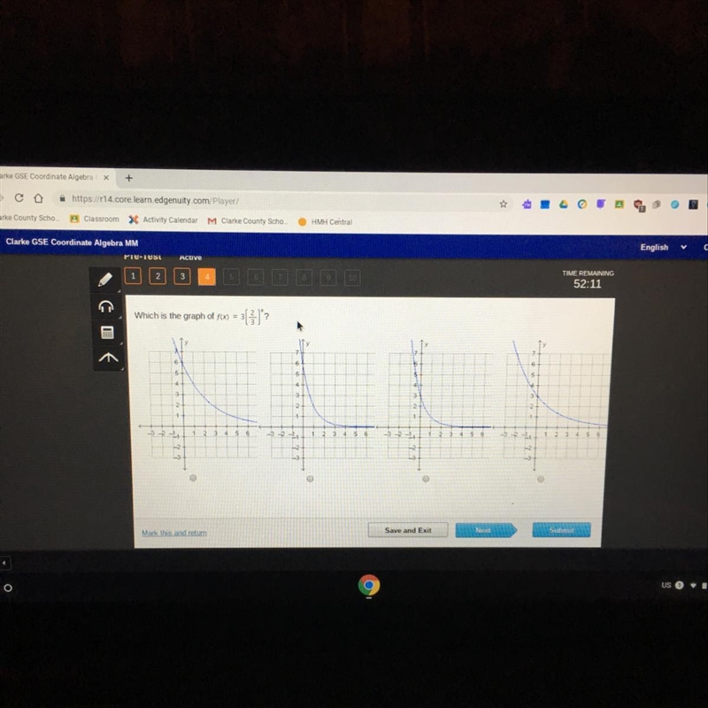 Which is the graph of f(x) = 3(2/3)?-example-1