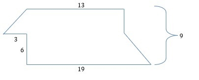 What is the area of the composite figure? Assume angles that appear perpendicular-example-1