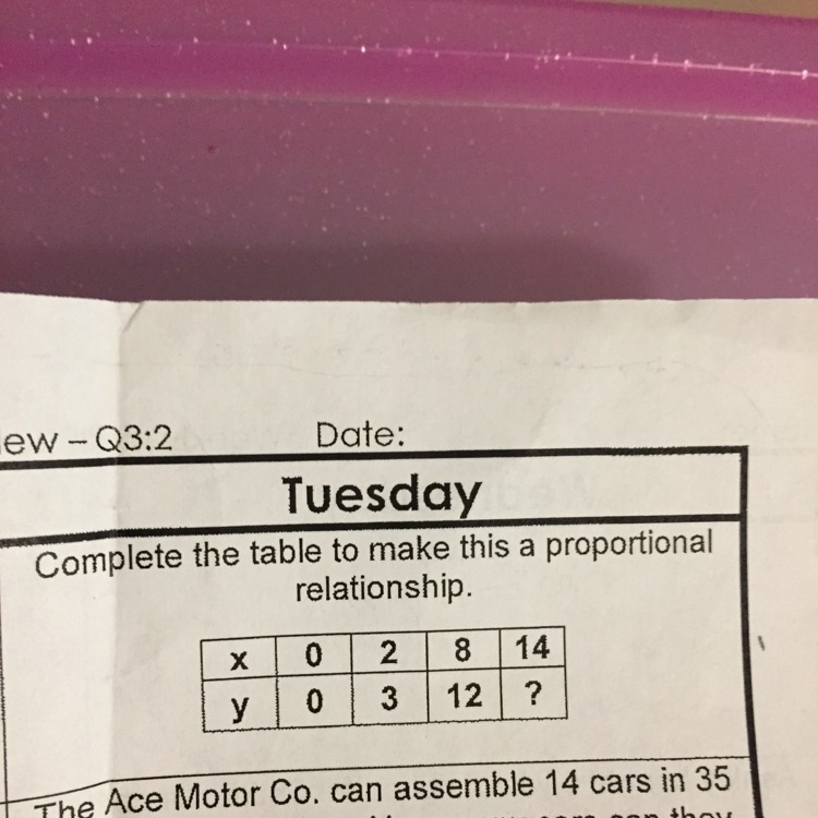 How to complete the table-example-1