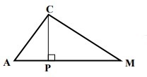 Given: △ACM, m∠C=90°, CP ⊥ AM , AC:CM=3:4, MP-AP=1. Find AM.-example-1