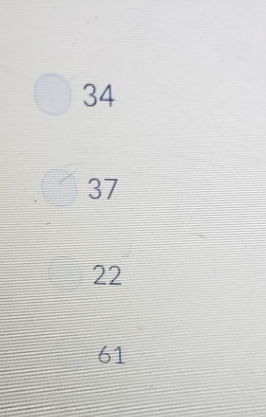 What is the median of the following set of data? 34,56, 22, 49, 37, 20, 61, 48, 22​-example-1