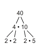 Which factor trees correctly show the prime factors for 40? Choose all answers that-example-1