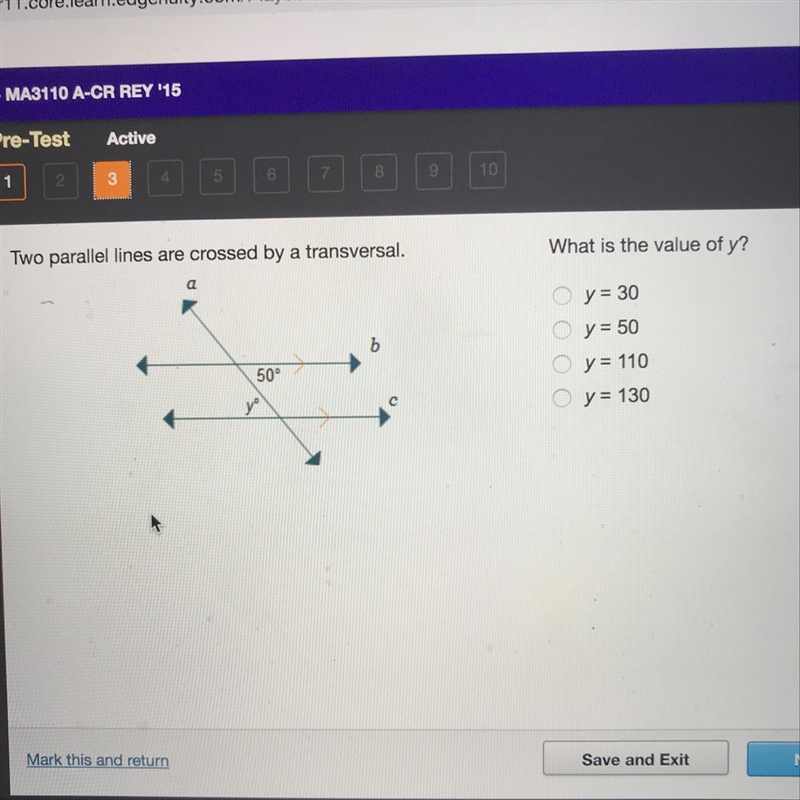 What is the value of y-example-1