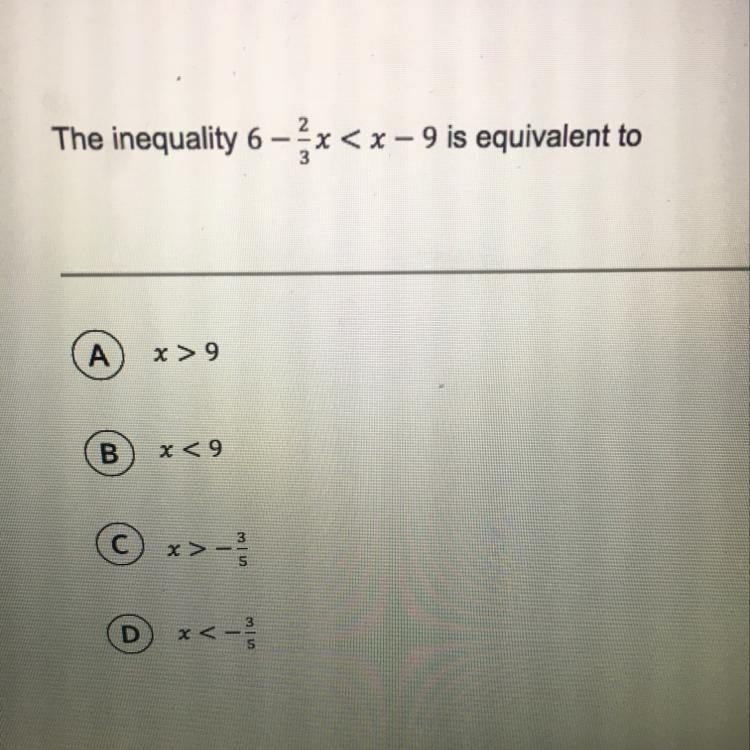 The inequality 6-2/3x-example-1