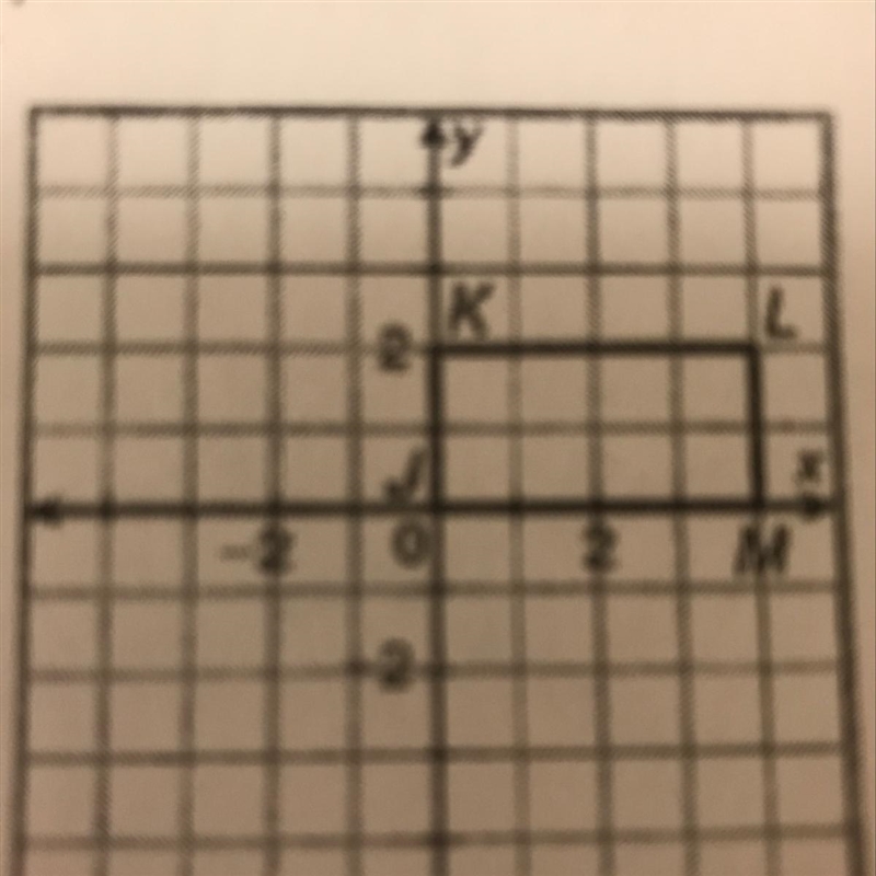 Identify the coordinates of the image of vertex M under a dilation centered at the-example-1