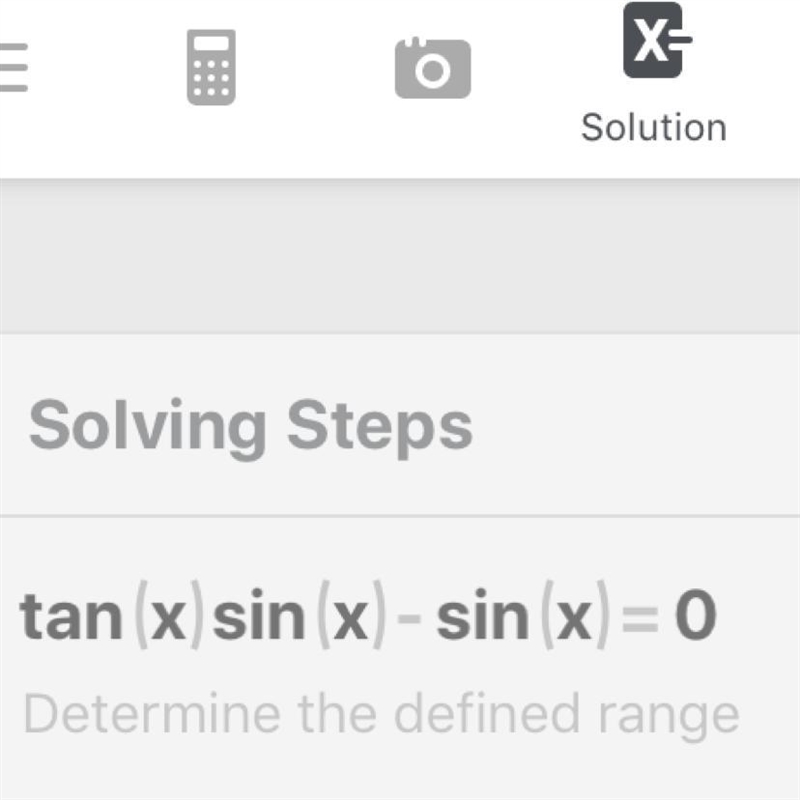 Find all solutions in the interval (0,2pi) you should get kpi and pi/4 but how do-example-1