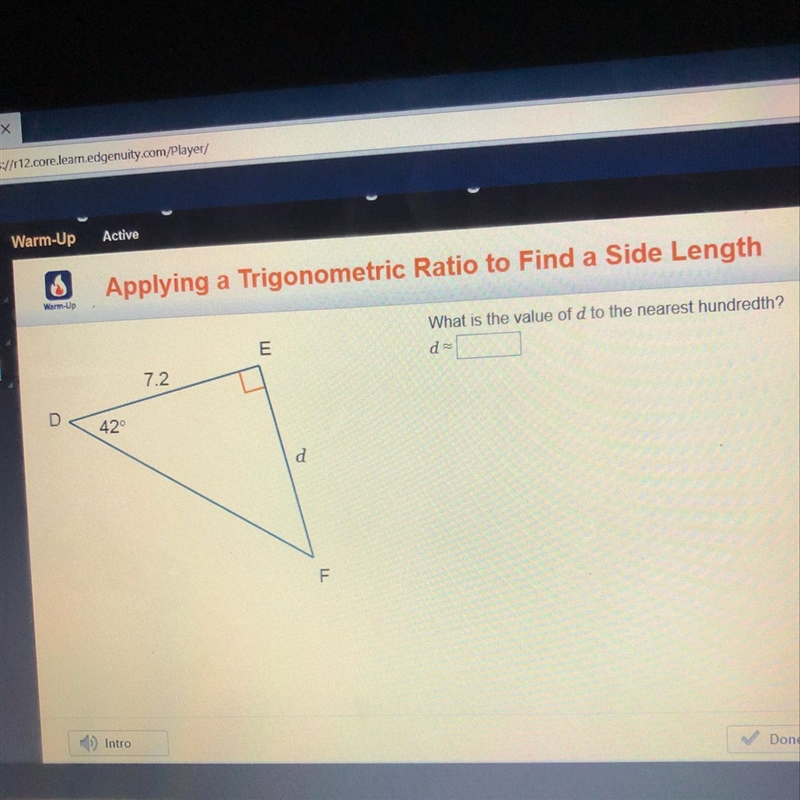 What is the value of d-example-1