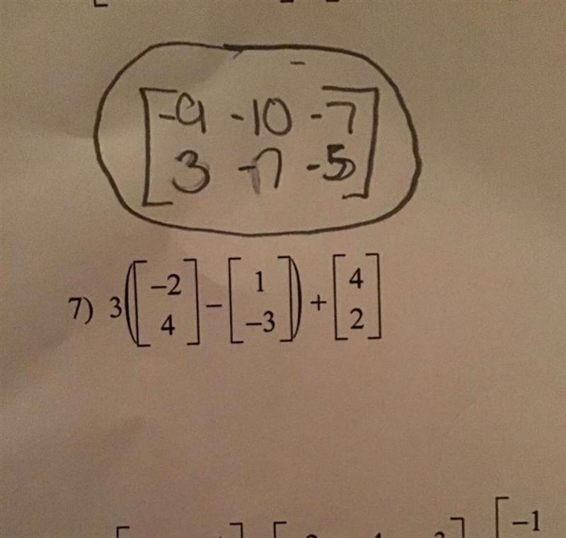 What the answer to number 7-example-1