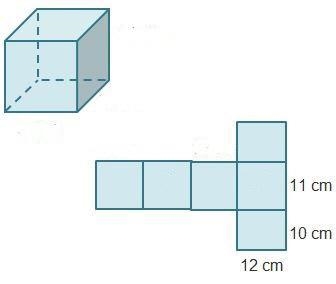 A net and the prism it will form when it is folded are shown below. What is the surface-example-1