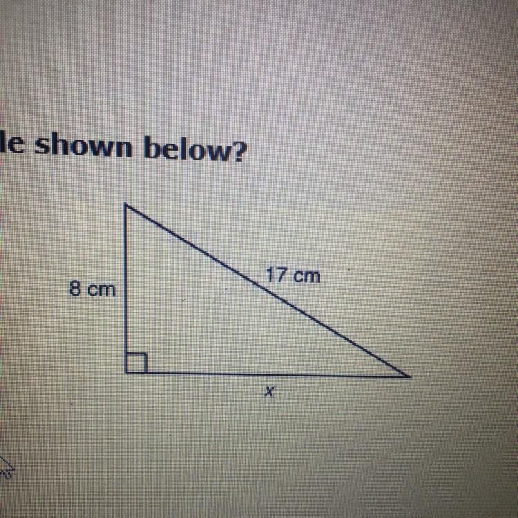 Find the missing length in the triangle-example-1