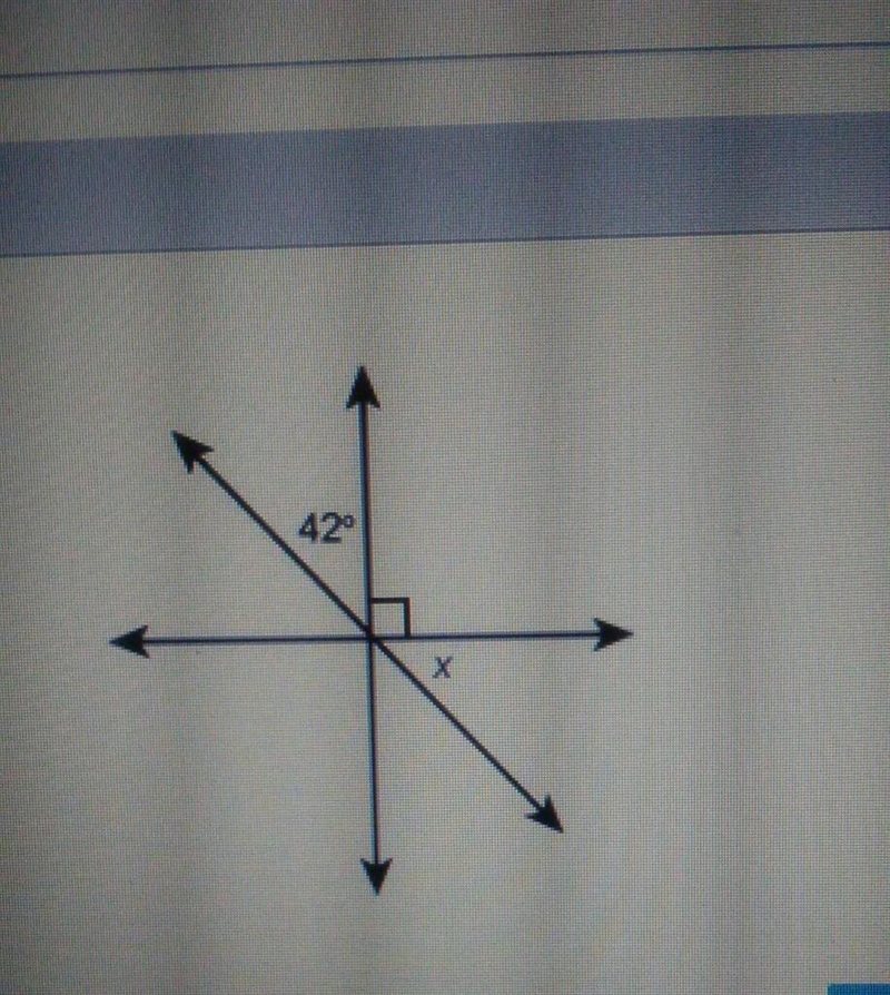 What is the measure of angle x​-example-1