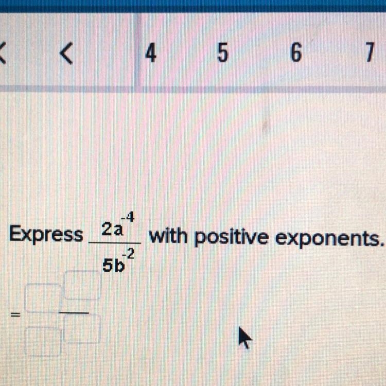 Express with positive exponents-example-1