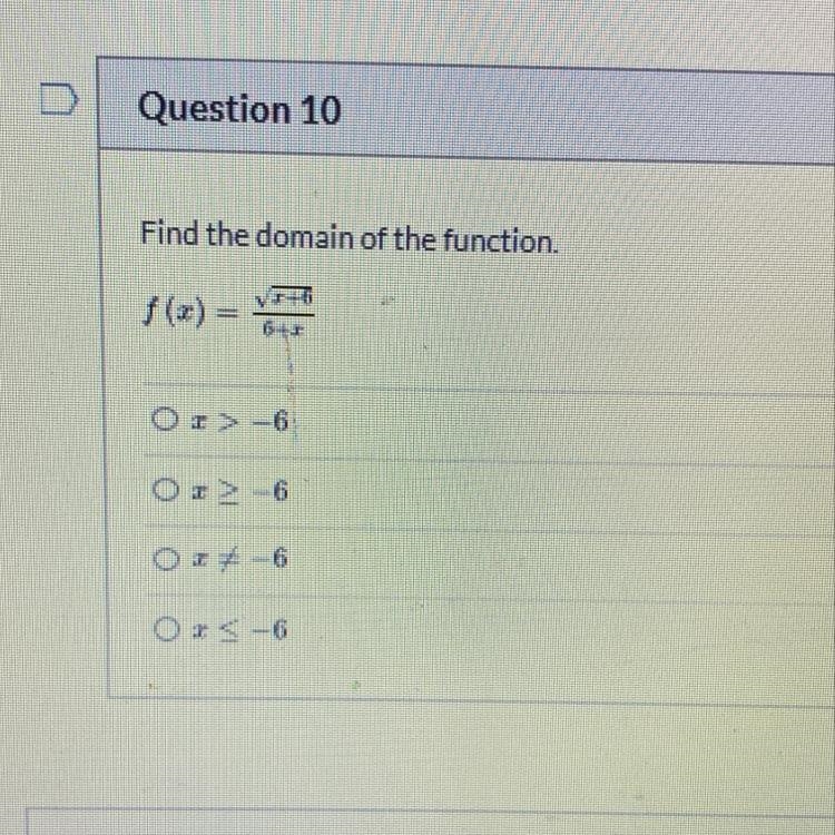 Find the domain of the function.-example-1