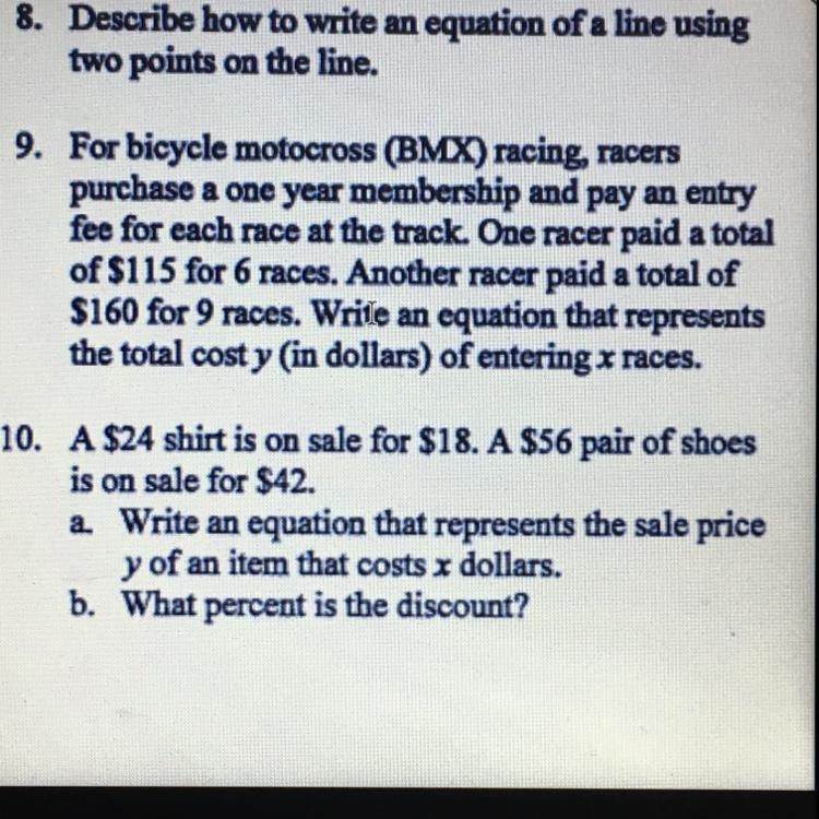 I need the answer for 10 and how you got the answers-example-1