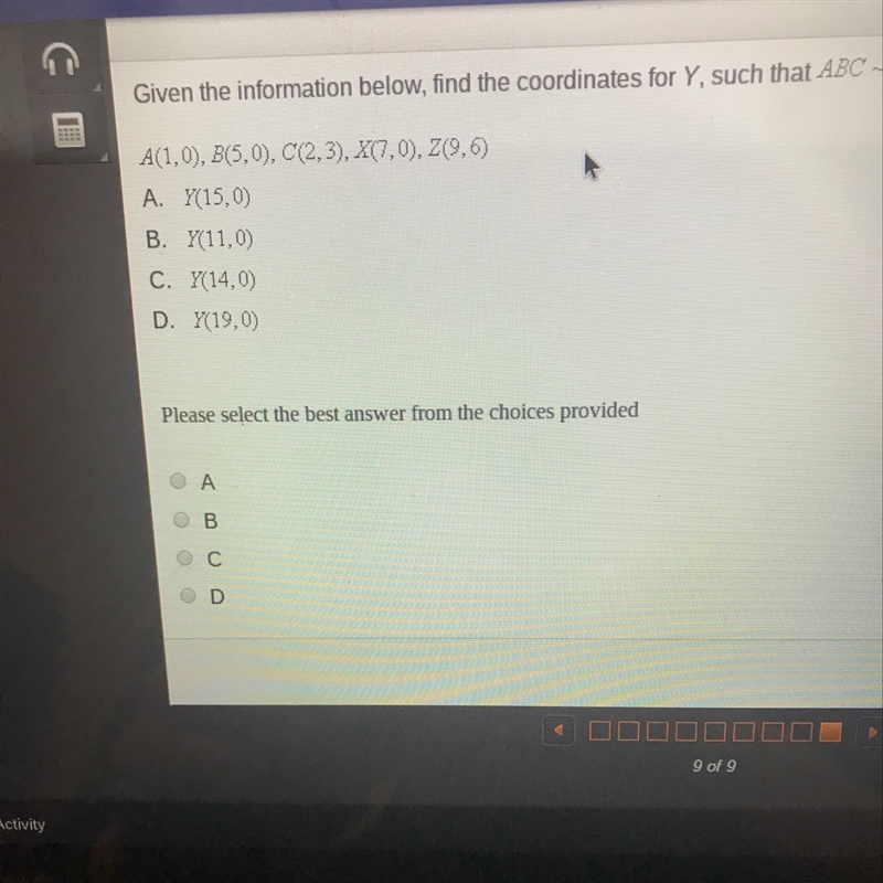 Given the information below find the coordinates for y-example-1