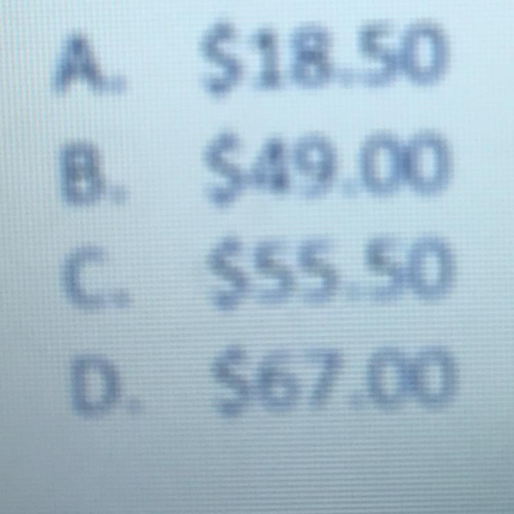 What is the discounted price of an Item that regularly costs $74, but is on sale for-example-1