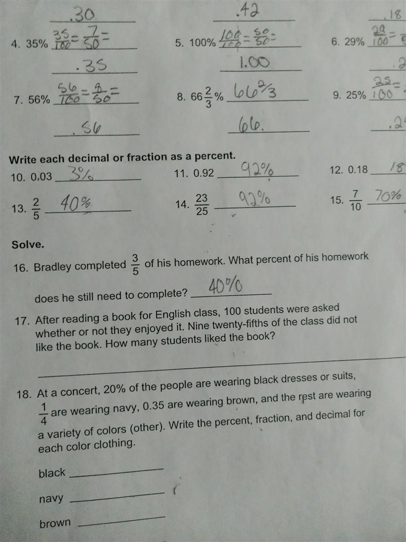 after reading a book for english class, 100 students were asked whether or not they-example-1