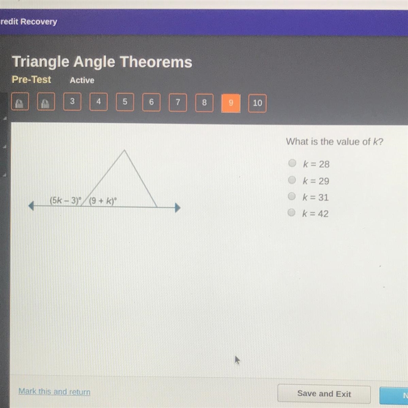 What is the value of k?-example-1