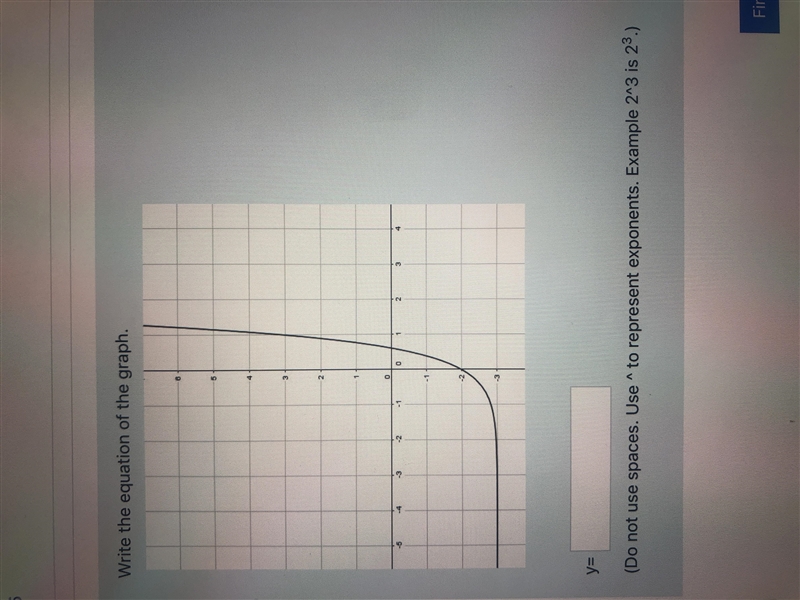 Write the equation of the graph-example-1