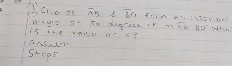 What is the value of x? Show steps please!!-example-1