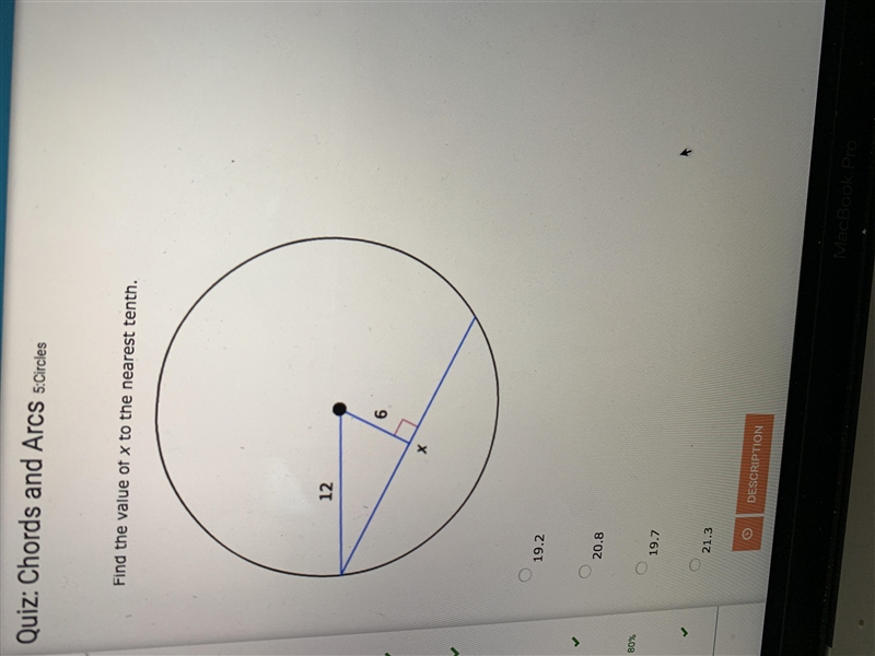 Find the value of x to the nearest tenth-example-1