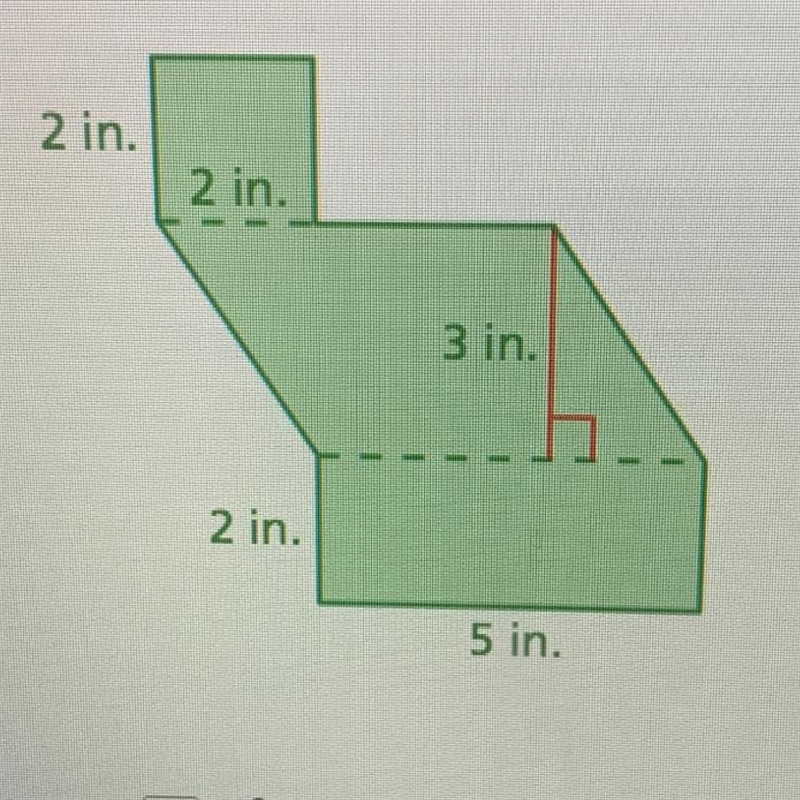 Find the area of the figure.-example-1