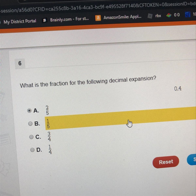 (EASY)what is the fraction for the following decimal expansion-example-1