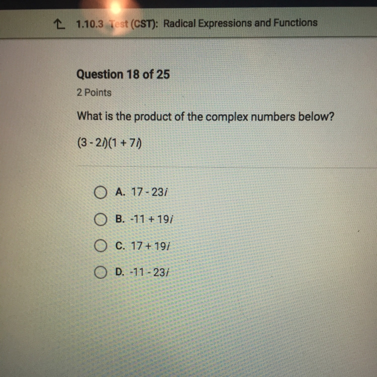 What is the product of the complex numbers below? Please please I need help problem-example-1