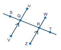 Use the figure and flowchart proof to answer the question: Segments UV and WZ are-example-1